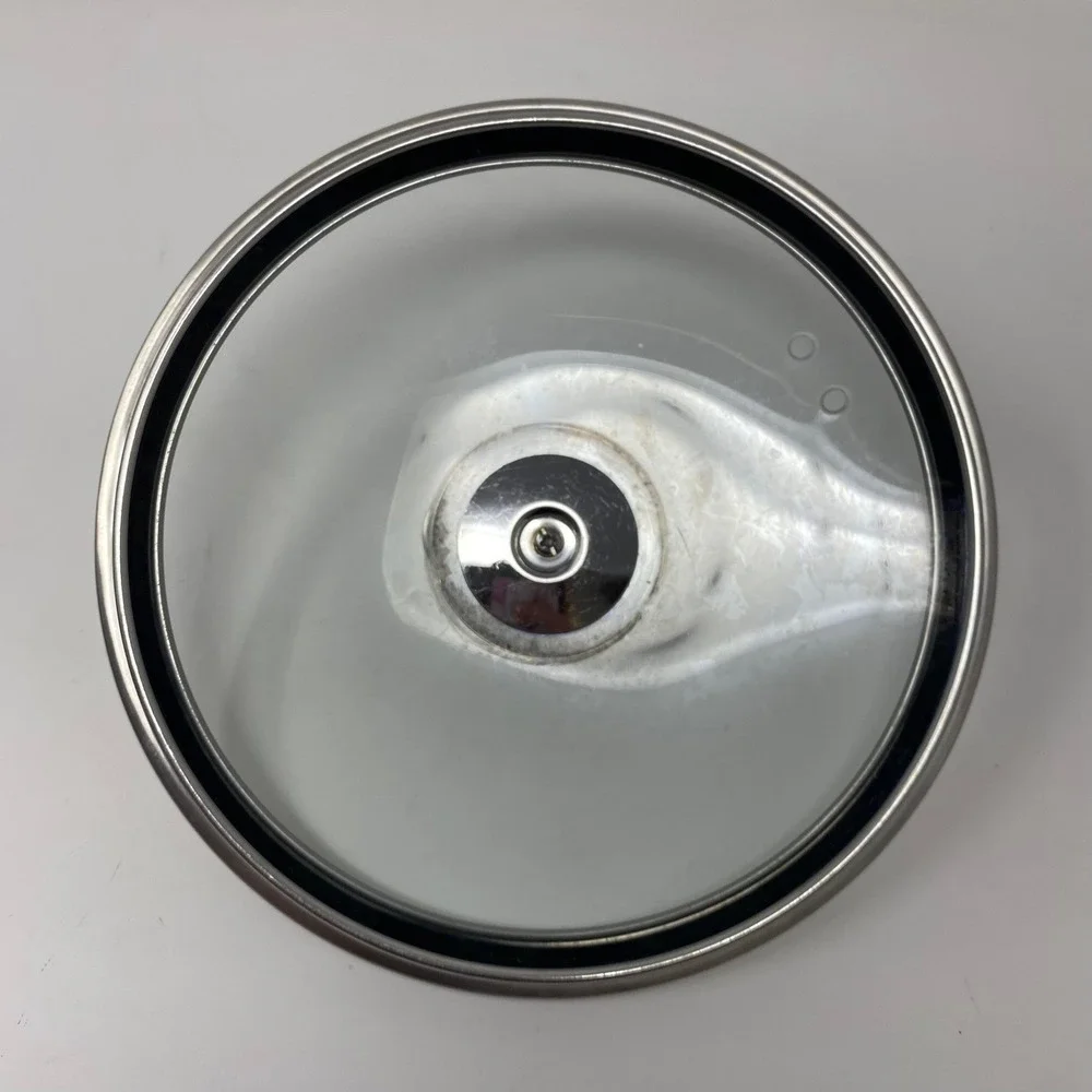 Scanpan Pot Pan Replacement Lid 7.75 Inch Clear Glass Stainless Steel‎ Good